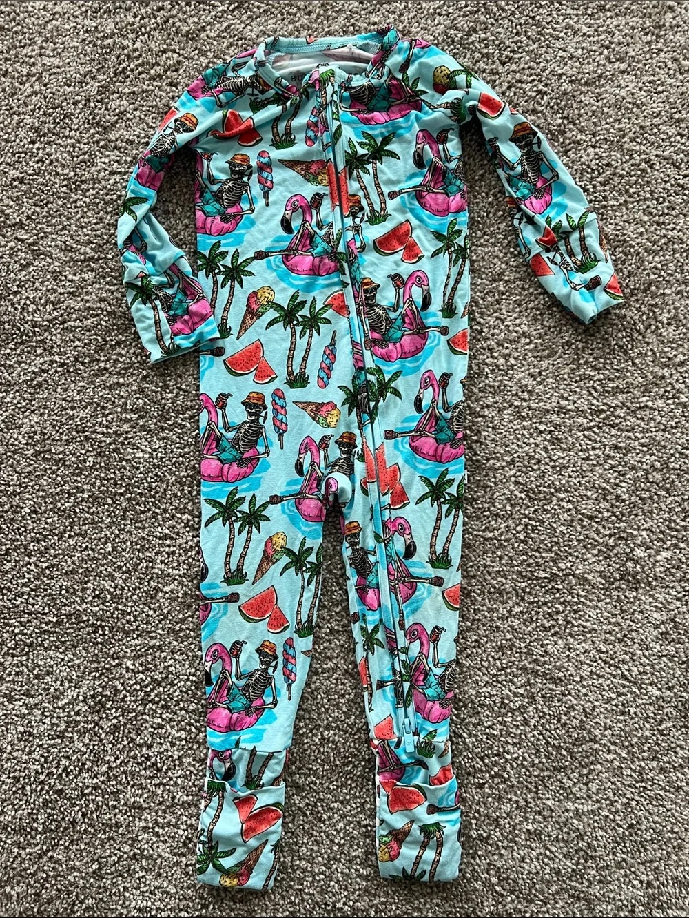Bums and Roses flamingo pajamas